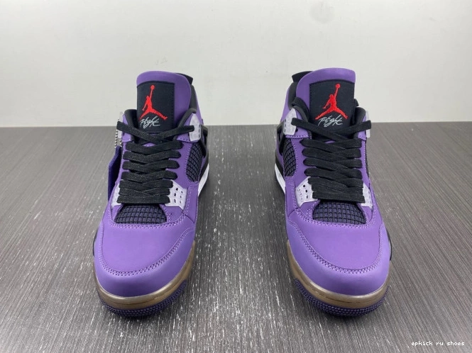 Rep Family) Retro Jordan and (Friends LN4 766296 Purple Scott 4 Travis 0723